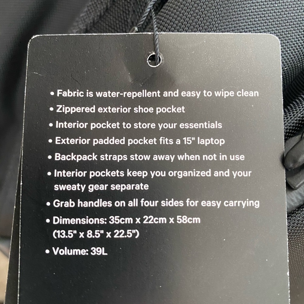 LAST ONE:  Lululemon More Miles Backpack 39L - Picture 14 of 16